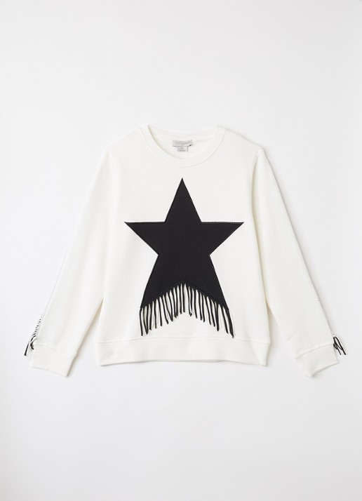 Stella McCartney Sweater met borduring en franjes