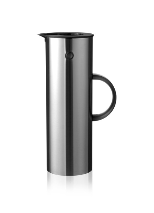 Stelton Classic thermoskan 1,0 liter - voorkant zilver