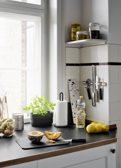 Stelton Cut-It snijplank set van 2 - detail zwart