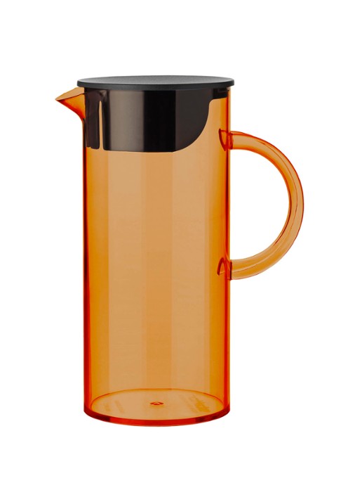 Stelton Em77 karaf met deksel 1,5 liter - voorkant oranje