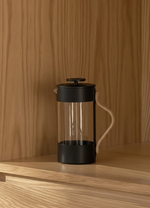 Stelton Emma French Press koffiemaker - voorkant 2 zwart