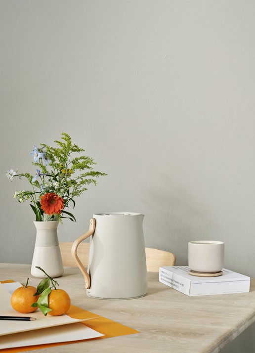 Stelton Emma theepot 1 liter - detail 2 zand