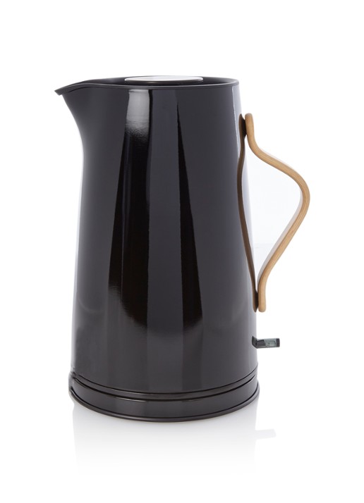 Stelton Emma waterkoker 1,2 liter - voorkant zwart