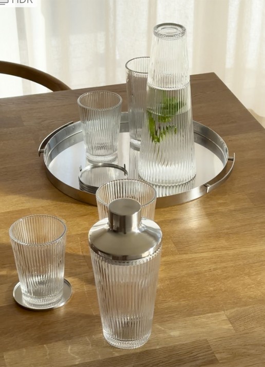 Stelton Pilastro glas 35 cl set van 4 - detail 6 transparant