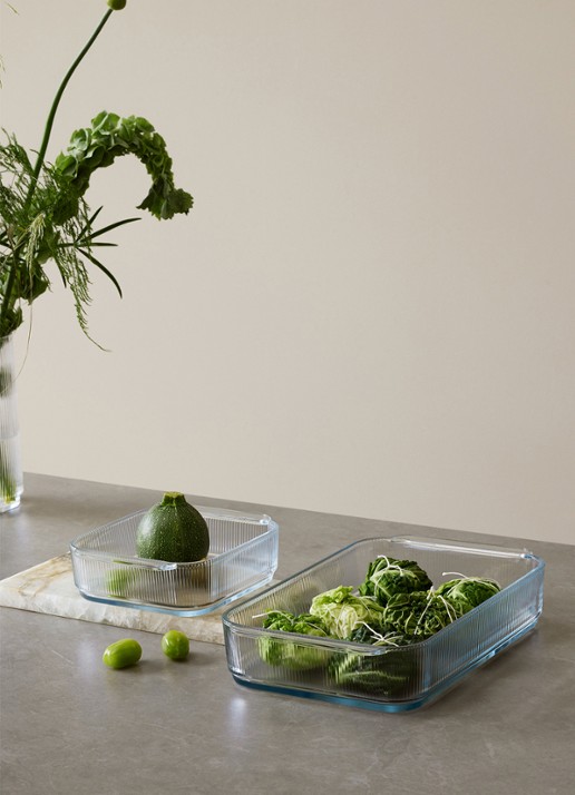 Stelton Pilastro ovenschaal 33,1 cm - detail 4 transparant