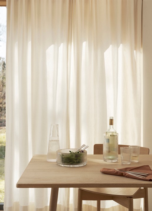 Stelton Pilastro serveerschaal 21 cm - voorkant 3 transparant