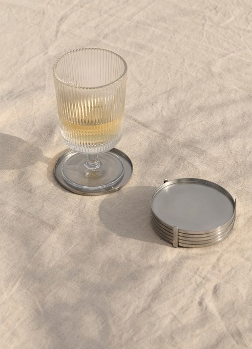 Stelton Pilastro witte wijnglas 18 cl set van 4 - achterkant transparant
