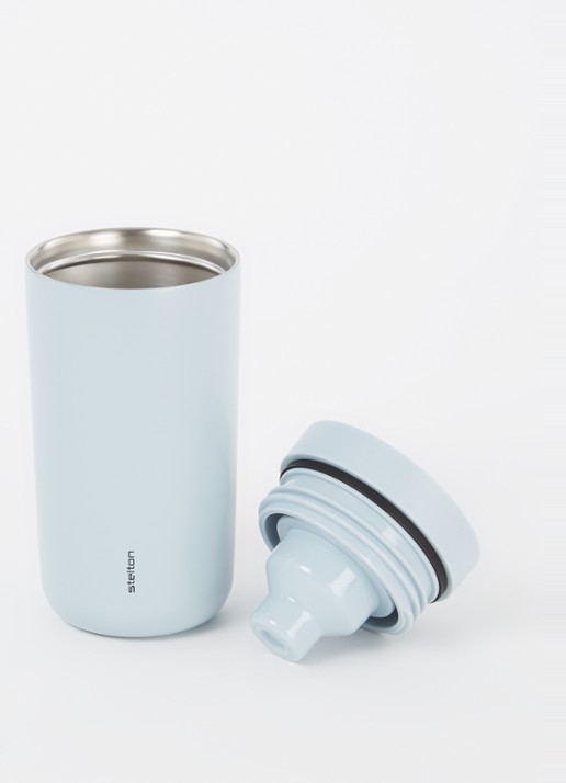 Stelton To Go Click thermosbeker 20 cl - voorkant 2 lichtblauw