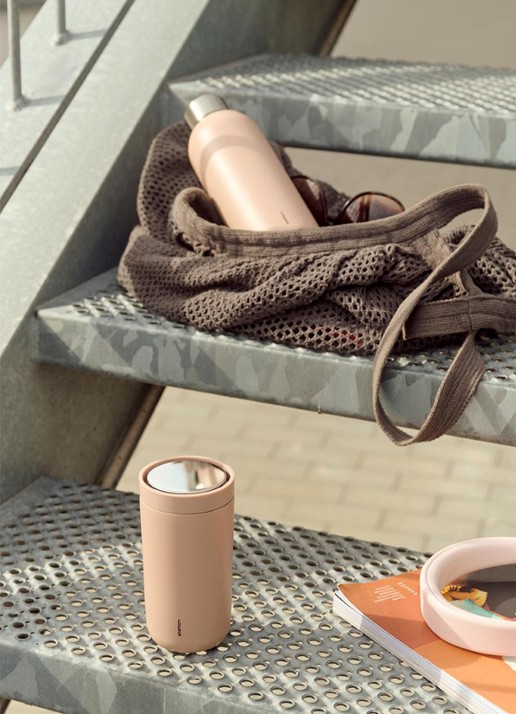 Stelton To Go Click thermosbeker 20 cl - voorkant 2 oudroze