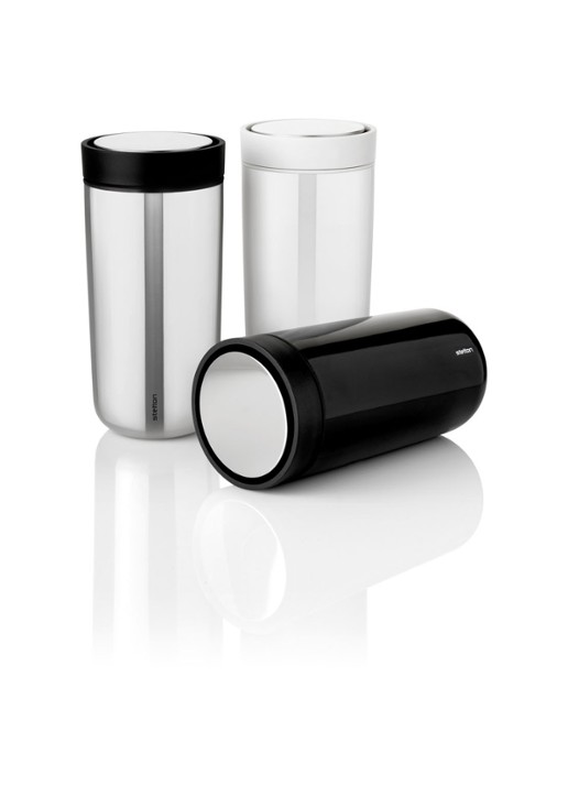 Stelton To go click thermosbeker 40 cl - voorkant 2 wit