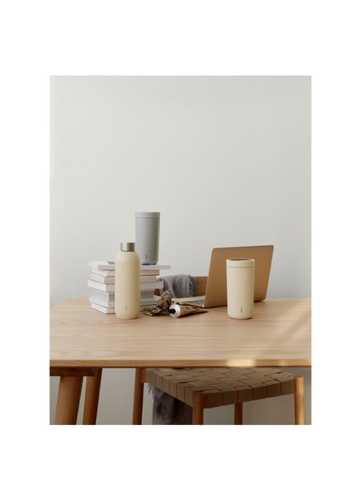 Stelton To go click thermosbeker 40 cl - detail 3 vanilliegeel