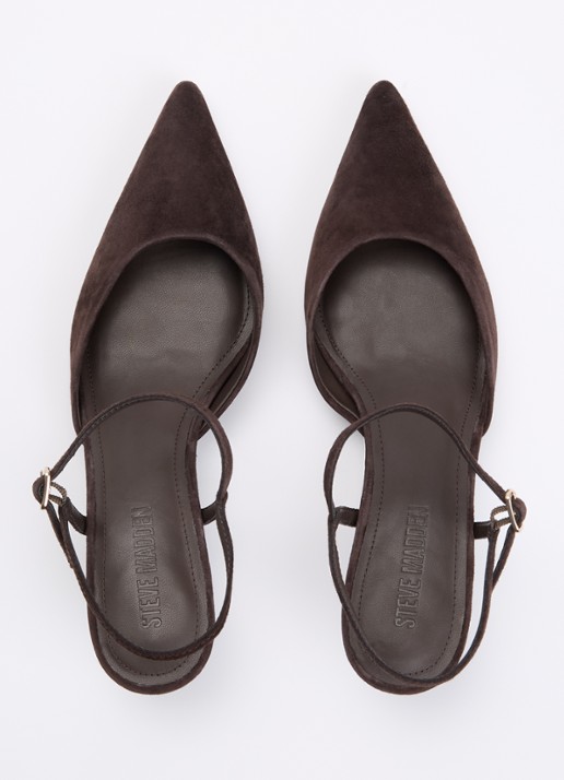 Steve Madden Adelaide slingback van suède  - detail 2 bruin