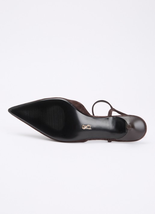 Steve Madden Adelaide slingback van suède  - detail 3 bruin