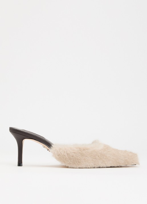 Steve Madden Alexi-F muiltje van imitatiebont