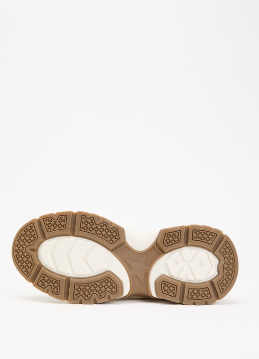 Steve Madden Ample sneaker met suède details - detail 4 khaki