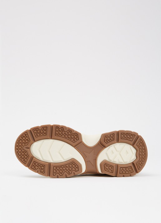 Steve Madden Ample sneaker met suède details - detail 5 donkerbruin