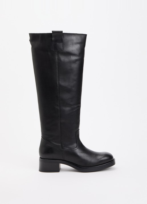 Steve Madden Banner laars van suède - voorkant 3 zwart