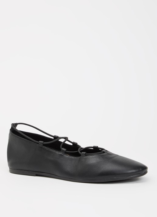 Steve Madden Bombshell ballerina van leer
