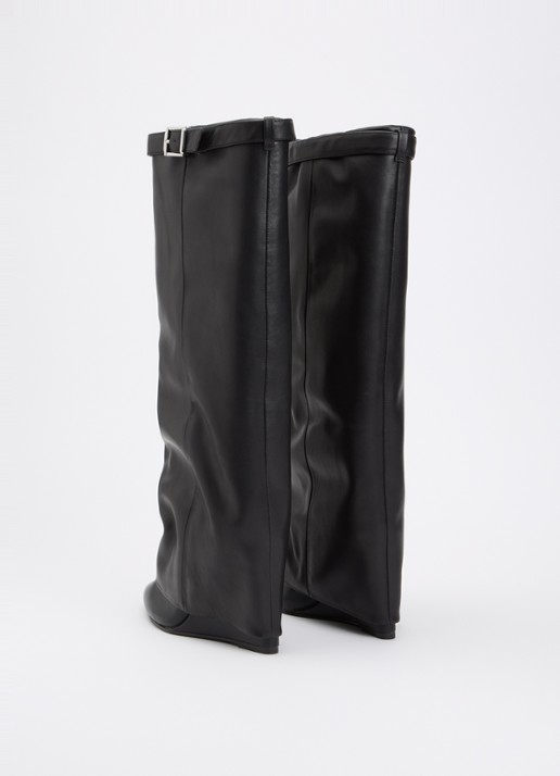 Steve Madden Corenne laars van leer - achterkant 5 zwart