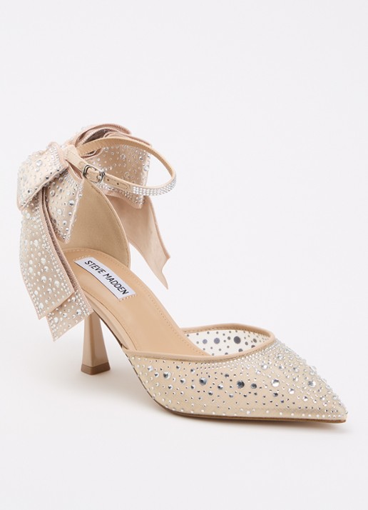 Steve Madden Fiorela-mr pump met strass en strik detail