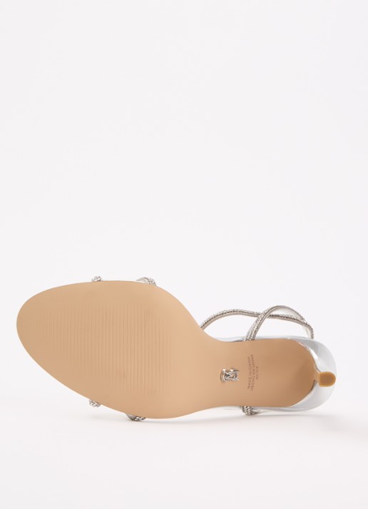 Steve Madden Jypsey-cnr sandalette met strass - detail 6 zilver