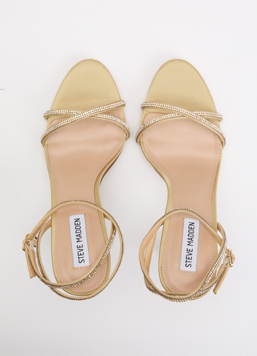 Steve Madden Jypsey sandalette met strass - detail 4 goud