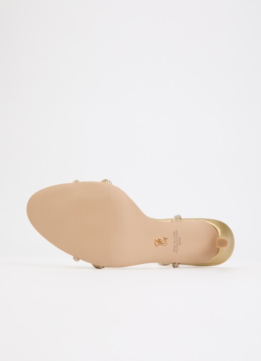 Steve Madden Jypsey sandalette met strass - detail 5 goud