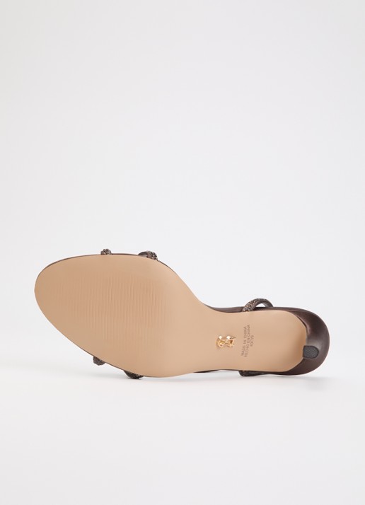Steve Madden Jypsey sandalette met strass - detail 5 donkerbruin