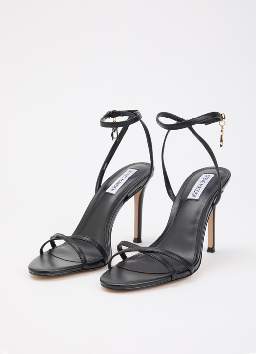 Steve Madden Jypsey sandalette van leer - detail 4 zwart
