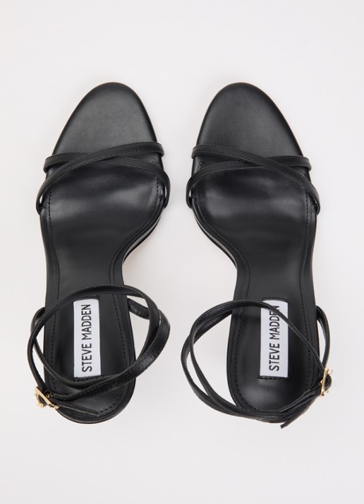 Steve Madden Jypsey sandalette van leer - detail 5 zwart