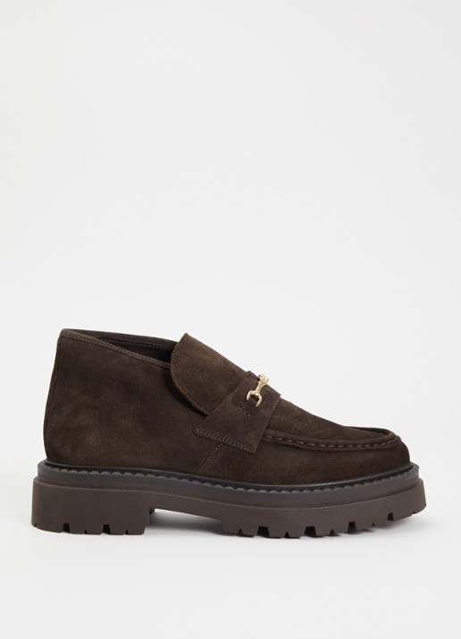 Steve Madden Karima enkellaarsje van suède