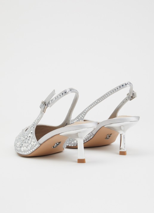 Steve Madden Korra-R slingback met strass - achterkant 6 zilver