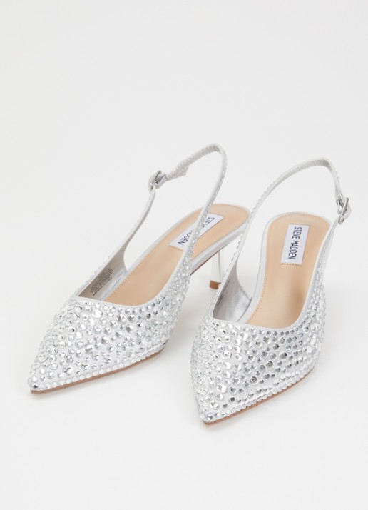 Steve Madden Korra-R slingback met strass - detail 3 zilver