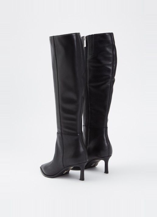 Steve Madden Lucid laars van leer - achterkant 5 zwart