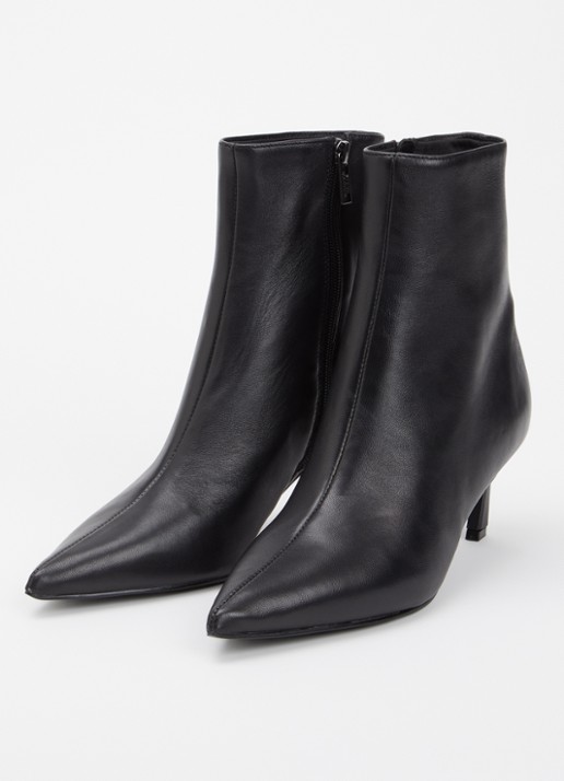 Steve Madden Lulah enkellaarsje van leer - detail 3 zwart