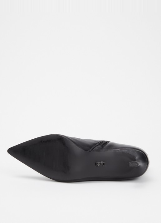 Steve Madden Lulah enkellaarsje van leer - detail 4 zwart