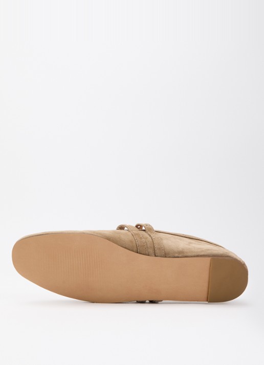 Steve Madden Lydia ballerina van suède - detail 4 beige