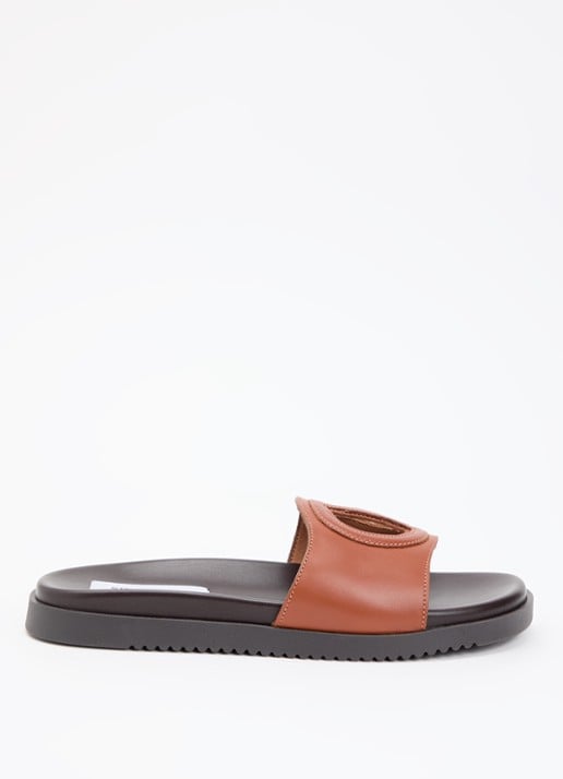 Steve Madden Mayke slipper van leer