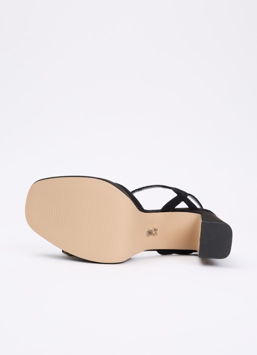 Steve Madden Miliana sandalette van suède  - detail 4 zwart