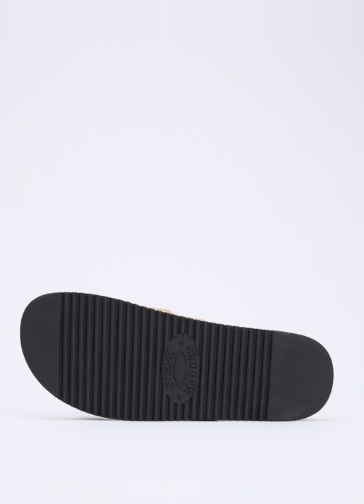 Steve Madden Missile slipper van suède - detail 6 khaki
