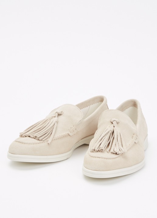 Steve Madden Ojane slip-on van suède - detail 4 beige
