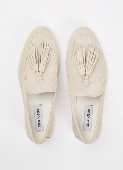 Steve Madden Ojane slip-on van suède - detail 5 beige