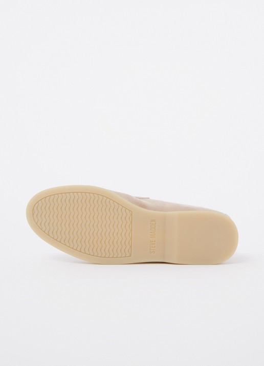 Steve Madden Portland loafer van suède - detail 6 beige