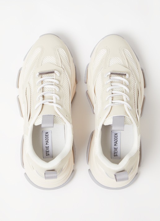 Steve Madden Possession-E sneaker met mesh detail  - detail 3 ivoor