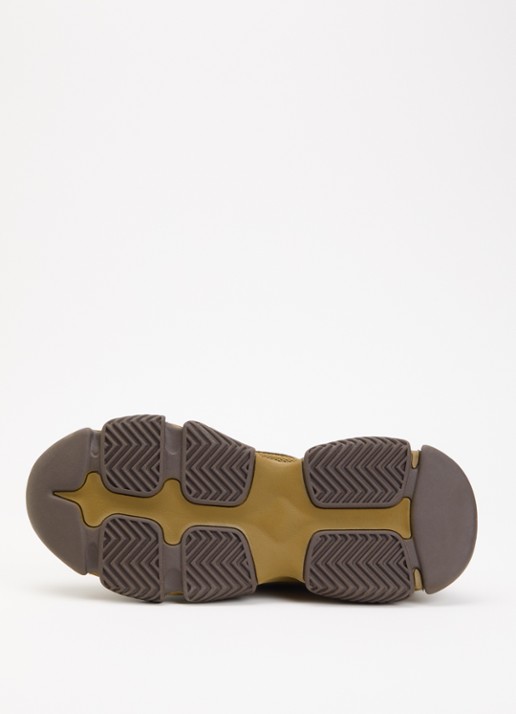 Steve Madden Possession-E sneaker met suède details - detail 4 khaki
