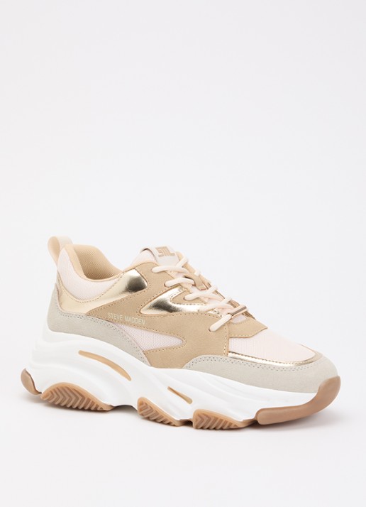 Steve Madden Progressive sneaker met details van mesh