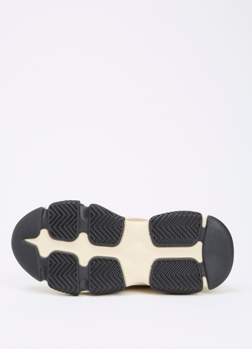 Steve Madden Progressive sneaker met metallic finish - detail 4 camel