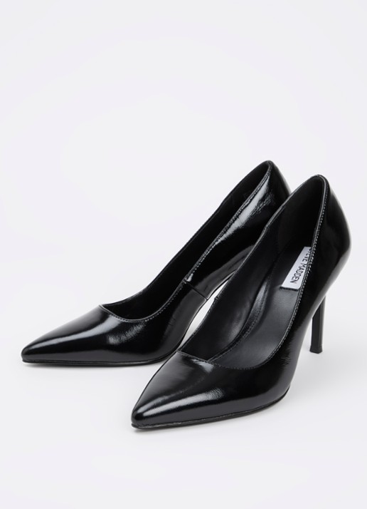 Steve Madden Secured pump van leer - detail 4 zwart