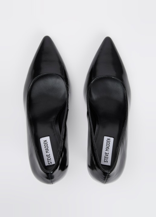 Steve Madden Secured pump van leer - detail 5 zwart