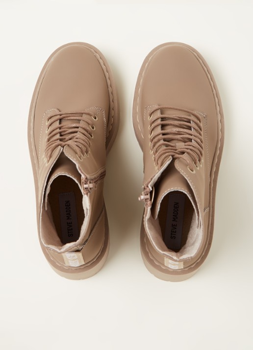 Steve Madden Skylar biker boot - detail 4 donkerbeige